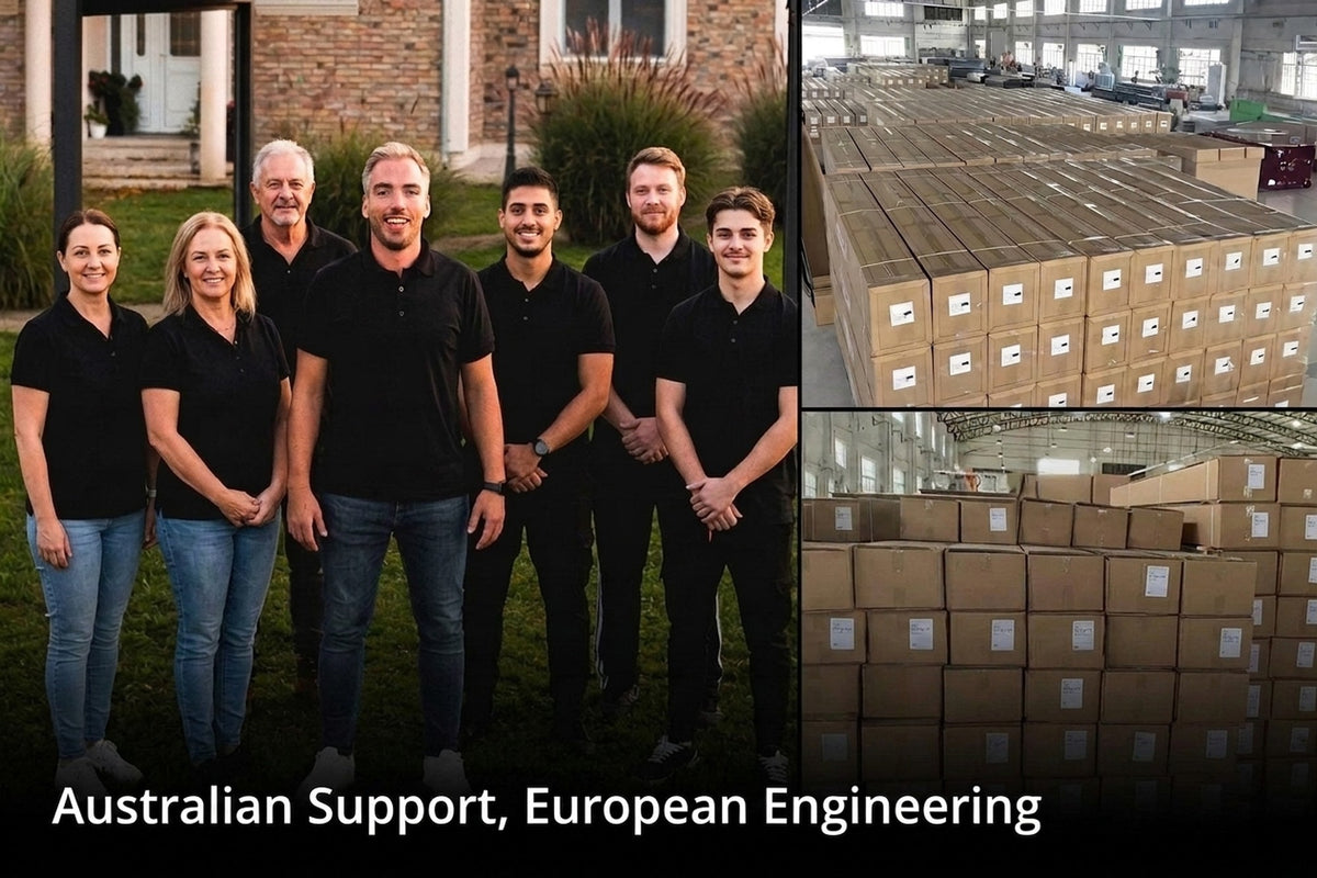 Our Australian support team and warehouse